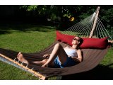 California Spreader Hammock Combination red quilted removable pillow red 