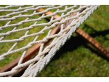 Bahamas Double Spreader Bar Mesh Hammock  for gardens and hotels swimming pools