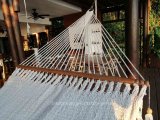 Spreader Bar Knitted Traditional Nicaraguan Hammock Ecru